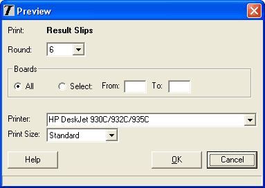 Results Slips